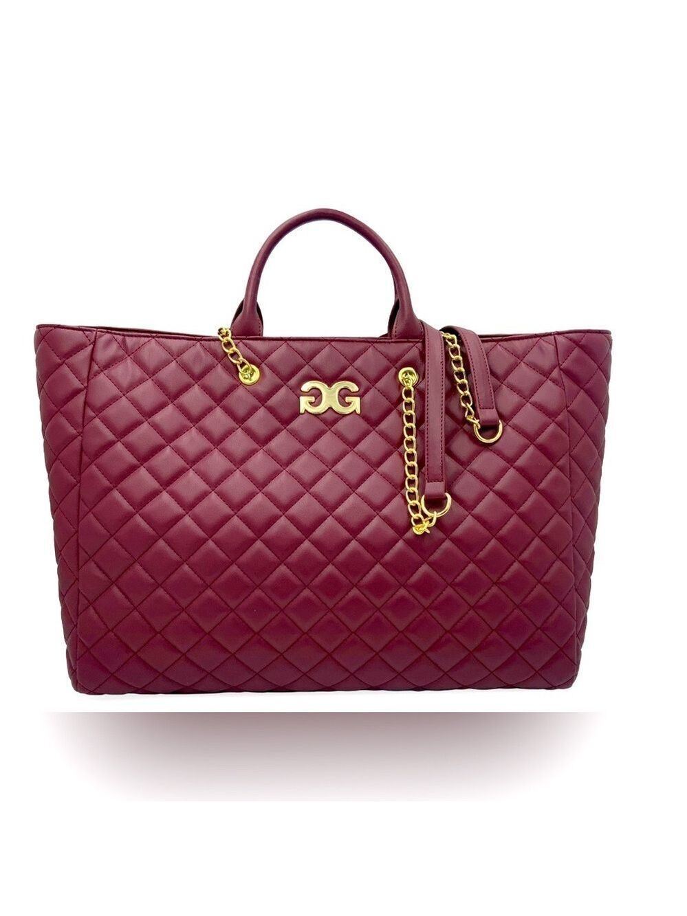 Gilda Paris Large Quilted Travel bag Luggage Tote Shoulder Bag Handbag